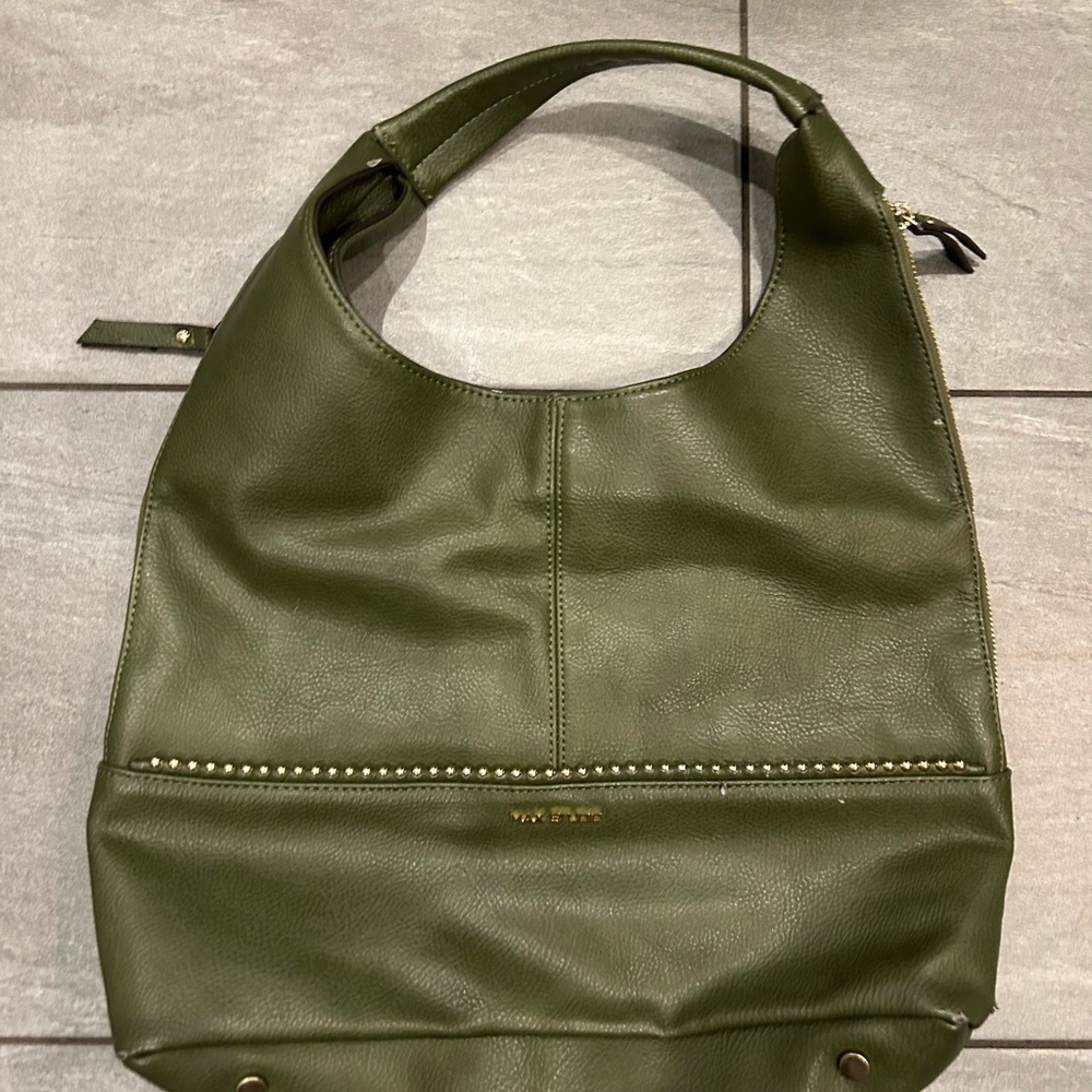 Max Studio Olive Green Hobo Bag